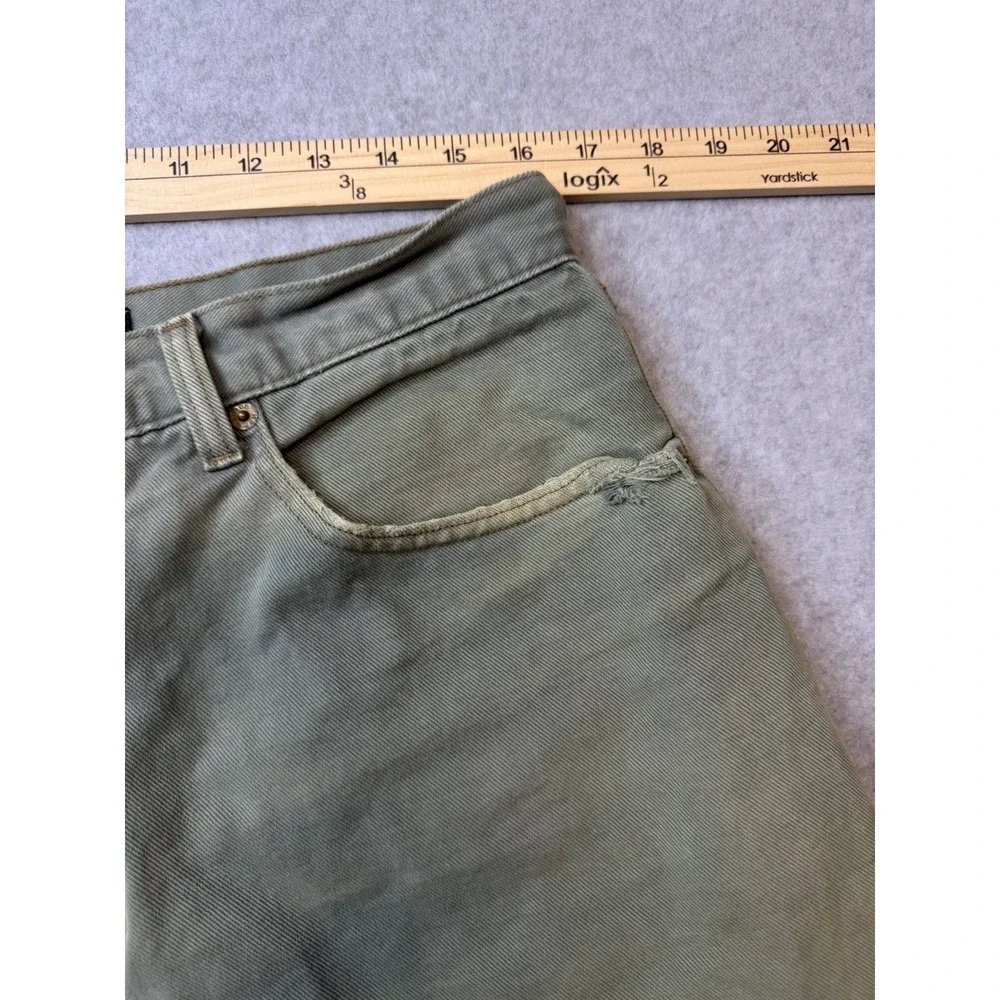 Vintage Marithe Francois Girbaud Shorts Mens 34 (Fit 32)  GreenDenim 90s USA Y2K